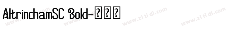 AltrinchamSC Bold字体转换 AltrinchamSC Bold字体转换